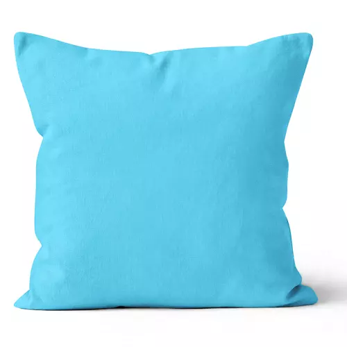 Mikroplyšový povlak na polštář Středně Modrý 40x40 cm