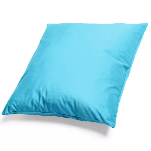 Mikroplyšový povlak na polštář Středně Modrý 50x50 cm