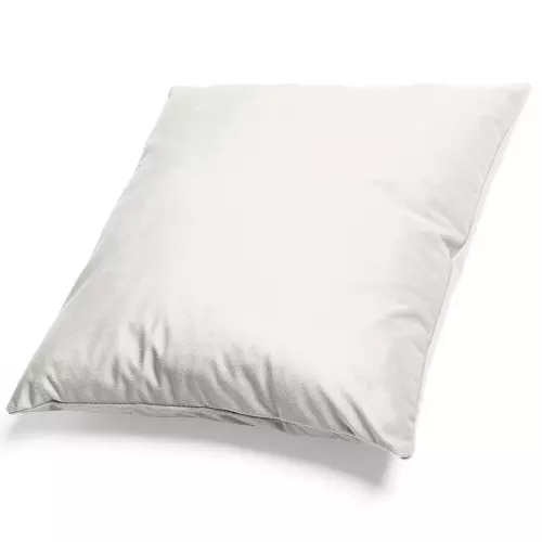 Mikroplyšový povlak na polštář Bílý 50x50 cm