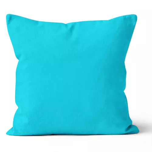 Mikroplyšový povlak na polštář Tyrkysový 40x40 cm