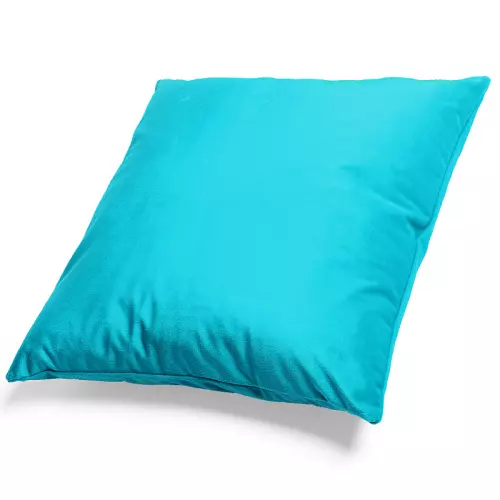 Mikroplyšový povlak na polštář Tyrkysový 50x50 cm