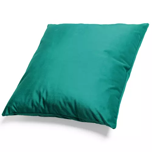 Mikroplyšový povlak na polštář Smaragdový 50x50 cm