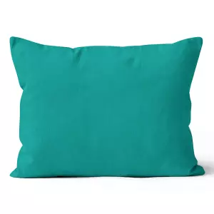 Mikroplyšový povlak na polštář Smaragdový 50x70 cm