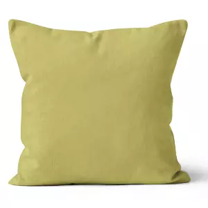 Mikroplyšový povlak na polštář Olivový 40x40 cm