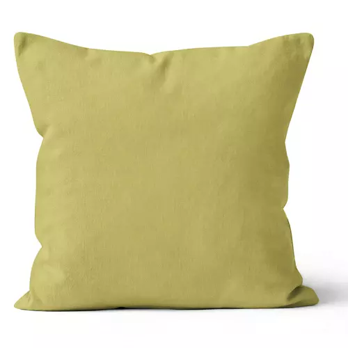 Mikroplyšový povlak na polštář Olivový 40x40 cm