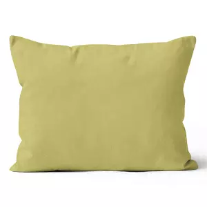 Mikroplyšový povlak na polštář Olivový 50x70 cm