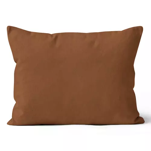 Mikroplyšový povlak na polštář Hnědý 50x70 cm