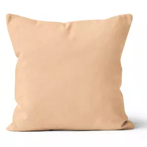 Mikroplyšový povlak na polštář Béžový 40x40 cm