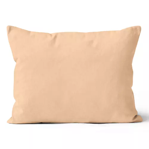 Mikroplyšový povlak na polštář Béžový 50x70 cm