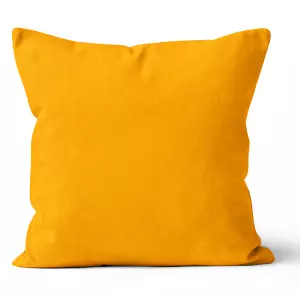 Mikroplyšový povlak na polštář 40x40 cm Hořčicový 40x40 cm