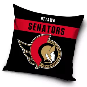 Polštářek NHL Ottawa Senators Black 40x40 cm