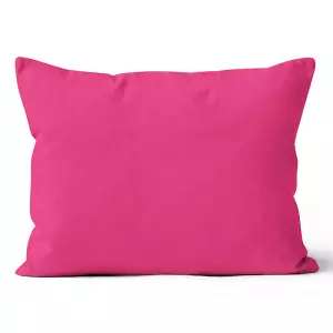 Mikroplyšový povlak na polštář Fuchsiový 50x70 cm
