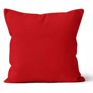 Mikroplyšový povlak na polštář Červený 40x40 cm