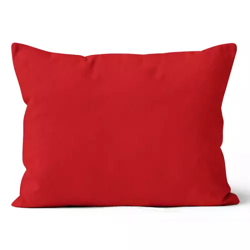 Mikroplyšový povlak na polštář Červený 50x70 cm