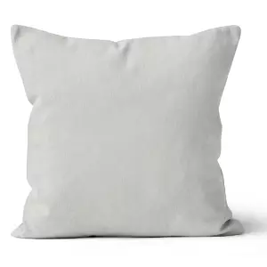 Mikroplyšový povlak na polštář Světle Šedý 40x40 cm