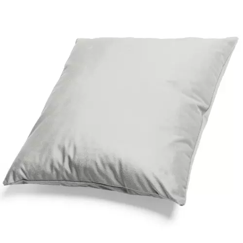 Mikroplyšový povlak na polštář Světle Šedý 50x50 cm