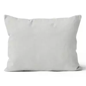 Mikroplyšový povlak na polštář Světle Šedý 50x70 cm