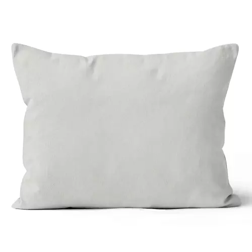 Mikroplyšový povlak na polštář Světle Šedý 50x70 cm