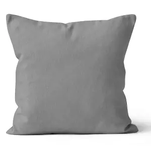 Mikroplyšový povlak na polštář Šedý 40x40 cm