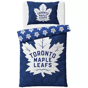 Bavlněné hokejové povlečení NHL Toronto Maple Leafs Shields 140x200+70x90