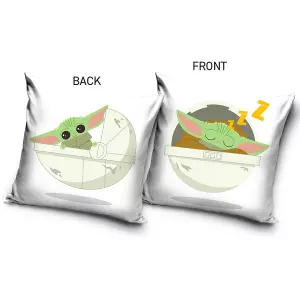 Povlak na polštářek Star Wars Baby Yoda 40x40 cm