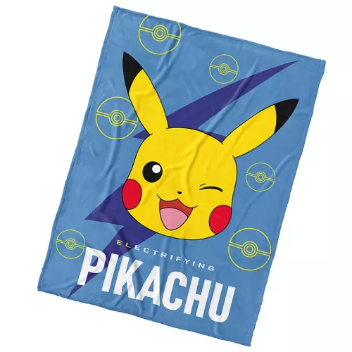 Dětská deka Pokémon Elektrický Pikachu 150x200 cm