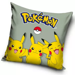 Povlak na polštářek Pokémon Pika Pika Pikachu 40x40 cm