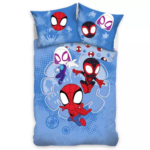 Bavlněné povlečení Spidey Malí Hrdinové 140x200+70x90