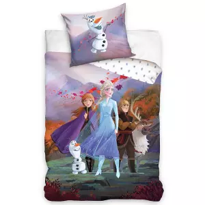 Bavlněné povlečení Ledové Království Magie Lesního Vánku 140x200+70x90