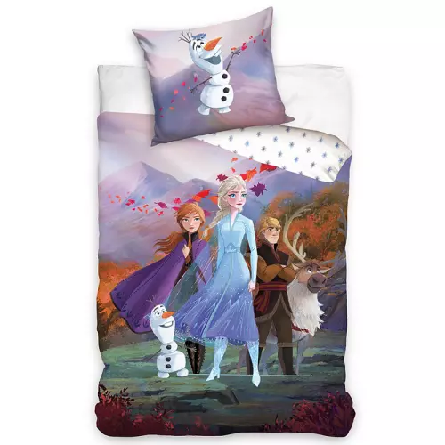 Bavlněné povlečení Ledové Království Magie Lesního Vánku 140x200+70x90