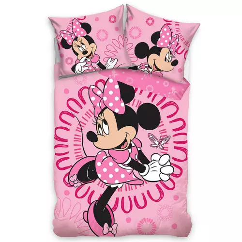 Bavlněné povlečení Báječná Minnie 140x200+70x90