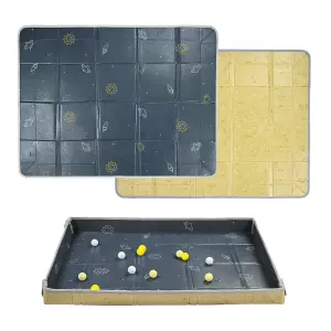 Hrací podložka pěnová s míčky Blue Yellow