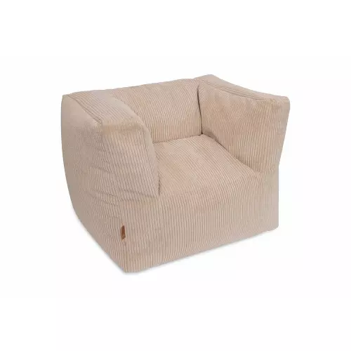 Křeslo dětské Beanbag Corduroy Natural