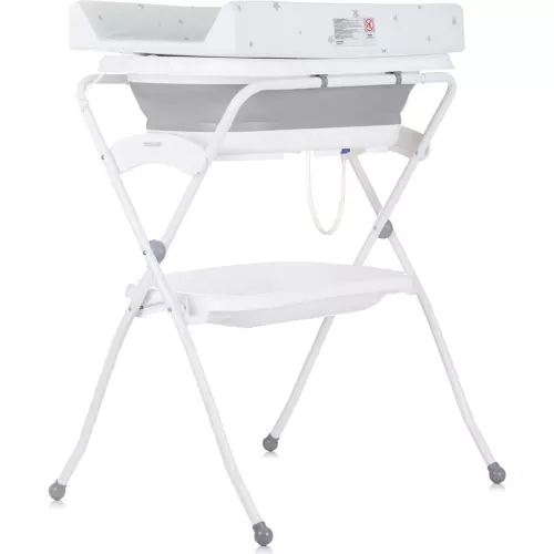 CHIPOLINO Vanička s přebalovací podložkou a stojanem Fiore Grey