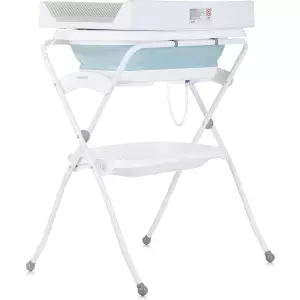 CHIPOLINO Vanička s přebalovací podložkou a stojanem Fiore Blue