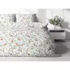 Bavlněné povlečení Popínavé květy na bílé 140x200+70x90