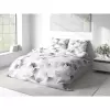Bavlněné povlečení Ginkgo na bílé 140x200+70x90