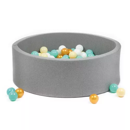 Hrací ohrádka s míčky textilní