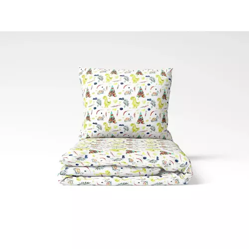 Dětské bavlněné povlečení Dinosauří svět 140x200+70x90