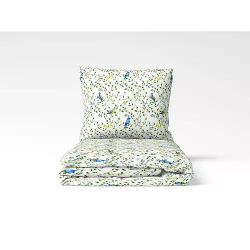 Bavlněné povlečení Barevní ptáčci 140x200+70x90