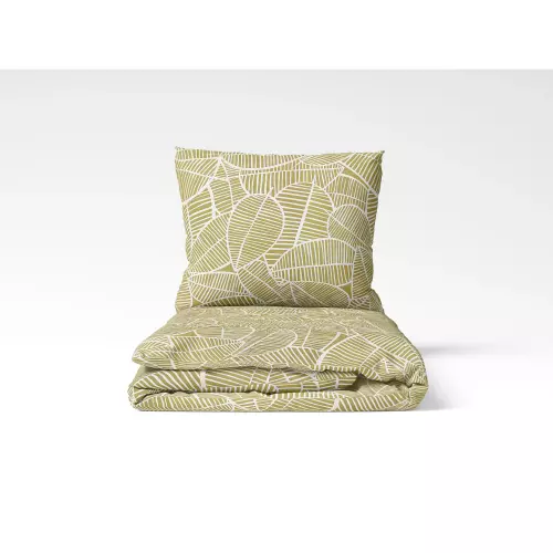 Bavlněné povlečení Proužkované listy 140x200+70x90