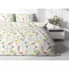 Saténové povlečení Kvetoucí jaro 140x200+70x90
